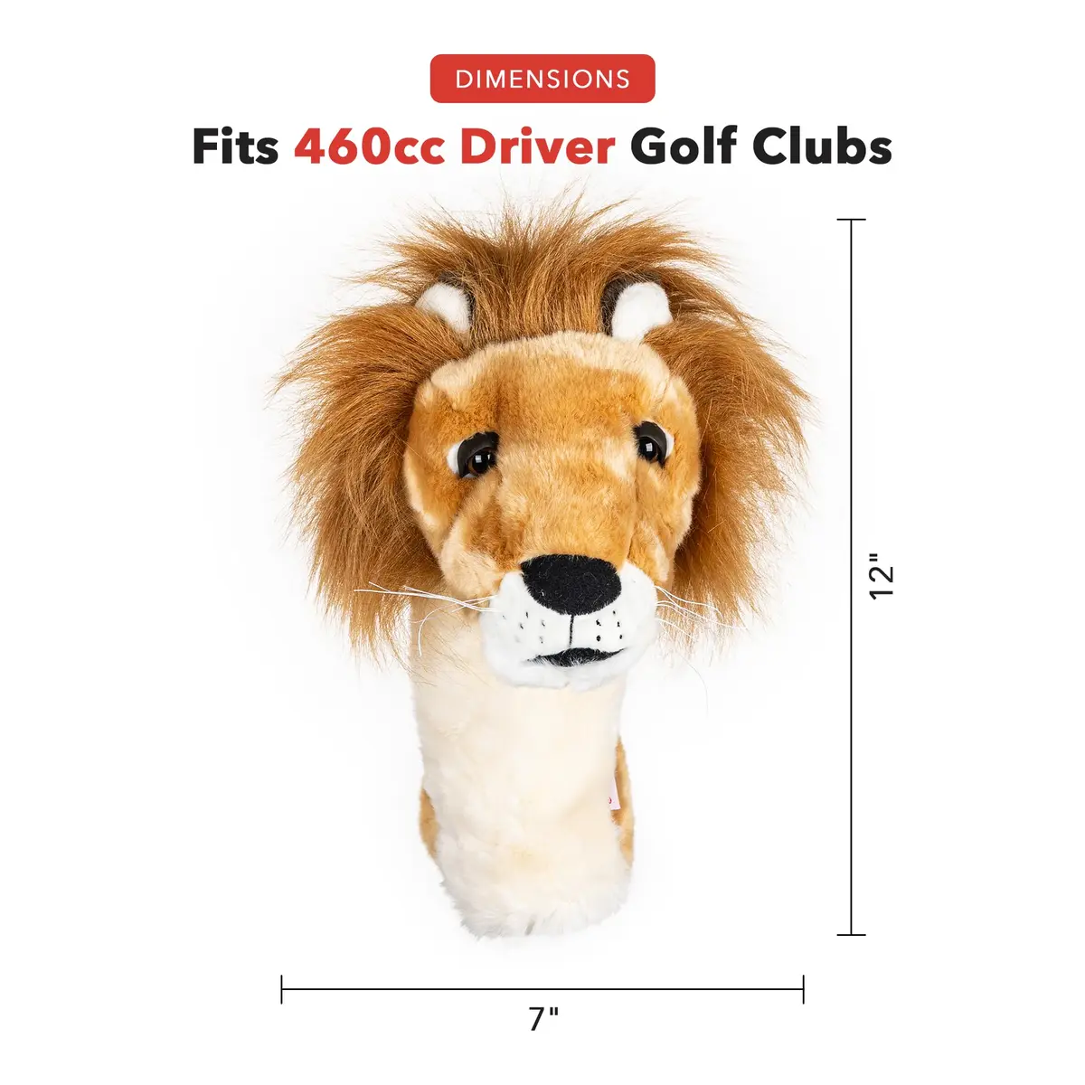 Daphne's Headcovers Lion Driver Headcover | Premium Golf Club Cover | Stylish Club Protection | Men's & Women's Golf Gear - view 3