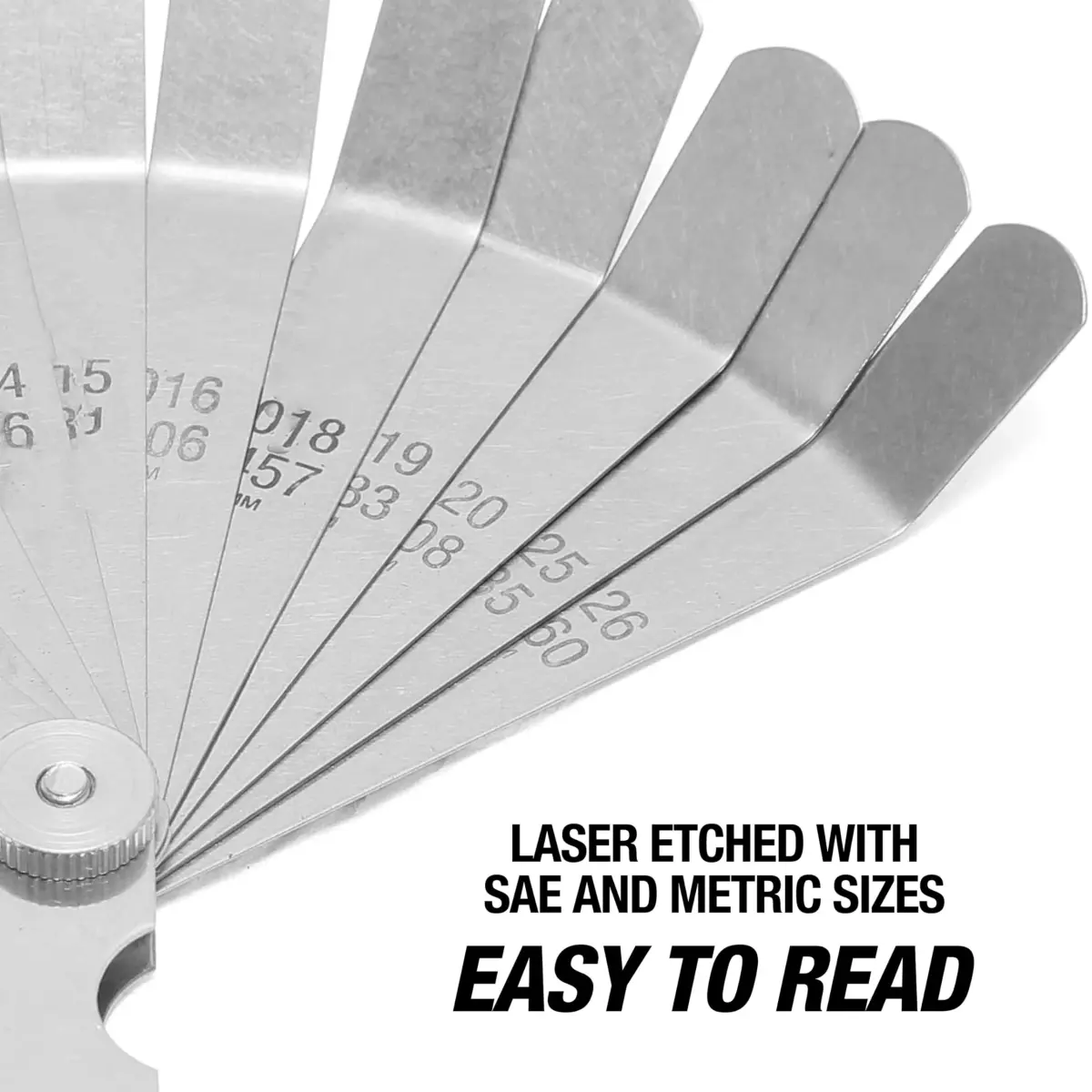 OEMTOOLS 25304 12-Blade Feeler Gauge Set 4 Inch | Precision Measurement for Tight Spaces - view 4