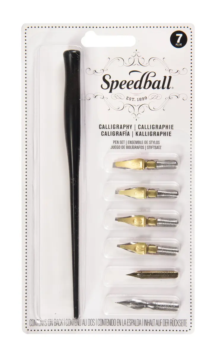 Speedball Basic Calligraphy Set, Set of 7 | Ideal for Beginners & Fine Lettering - main product image
