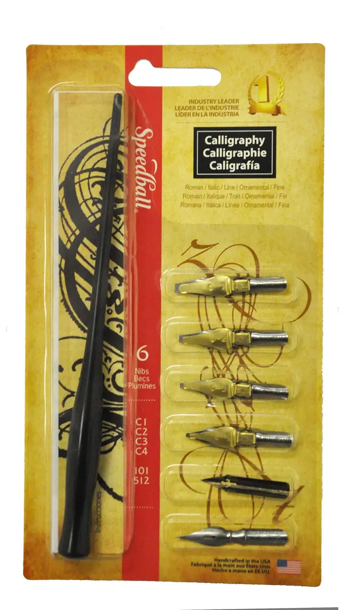 Speedball Basic Calligraphy Set, Set of 7 | Ideal for Beginners & Fine Lettering - view 4