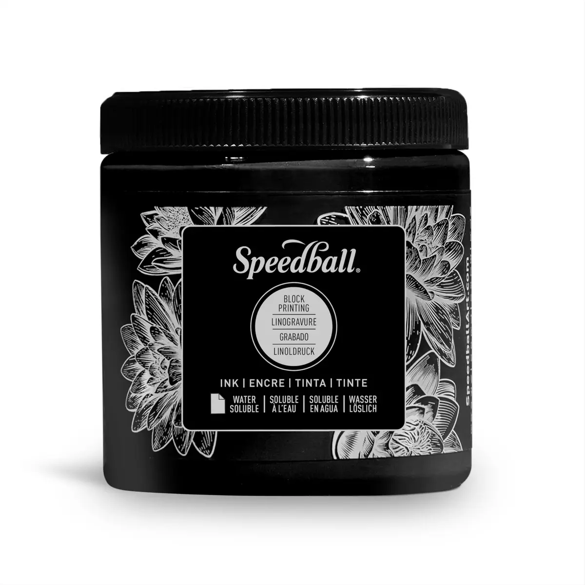 Speedball Water Soluble Block Printing Ink 8 fl oz | Bold Color, Satin Finish, Non-Toxic - main product image