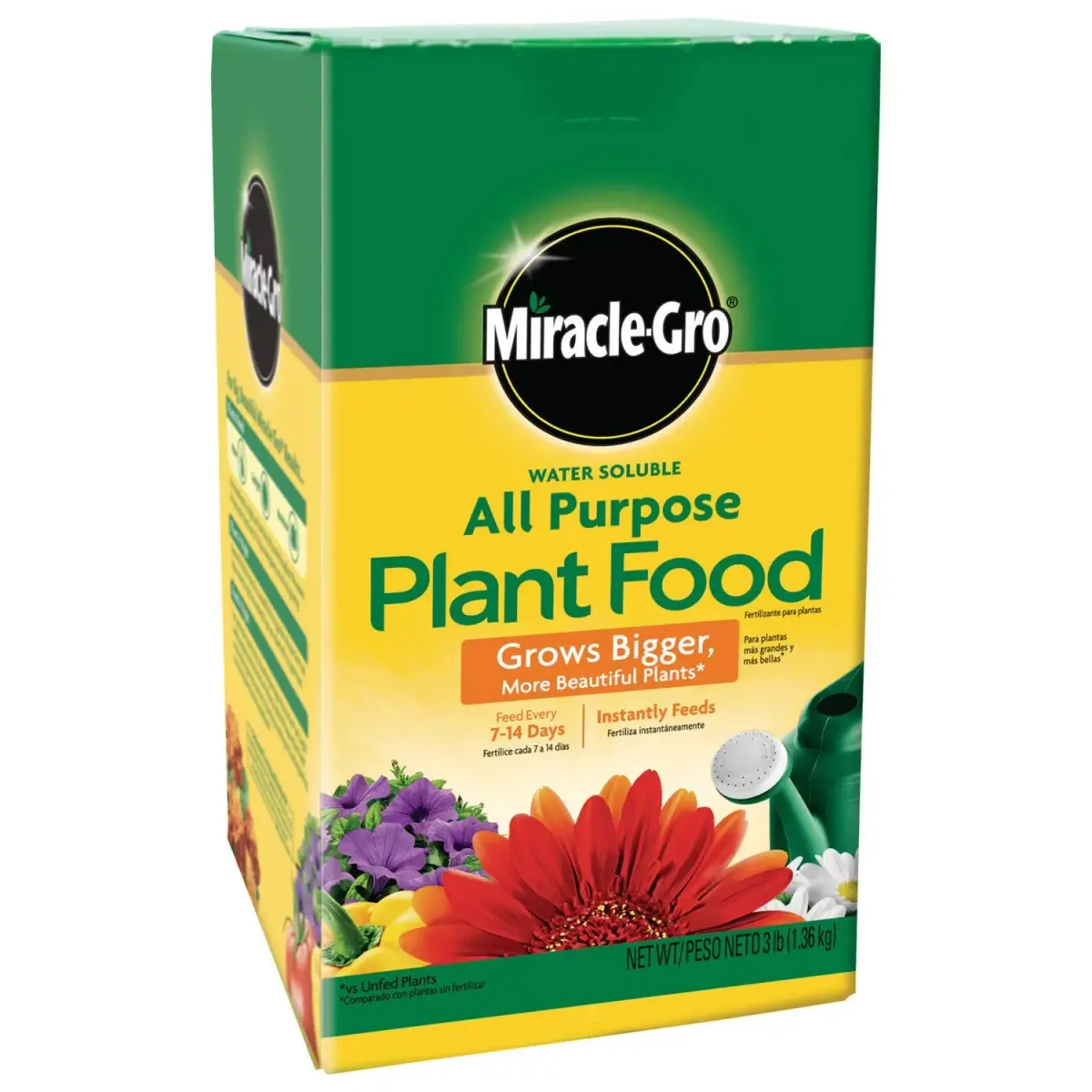Miracle-Gro Water Soluble All Purpose Plant Food 3 lb. (1.36 kg) | Feeds All Plants Instantly - main product image