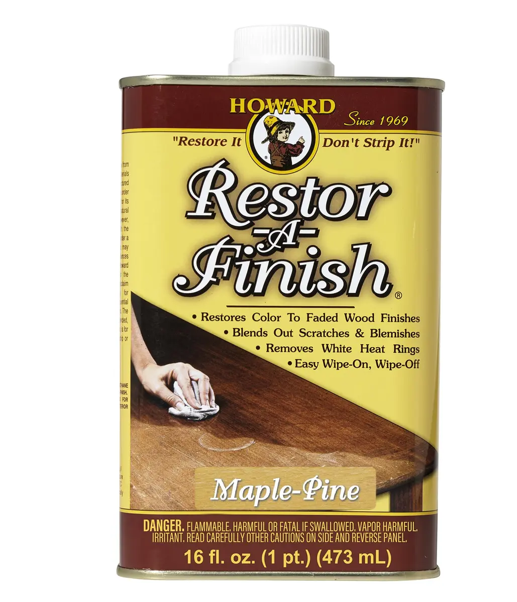 Howard Restor-A-Finish Maple-Pine 1 Pint | Restores & Blends Wood Finish - main product image