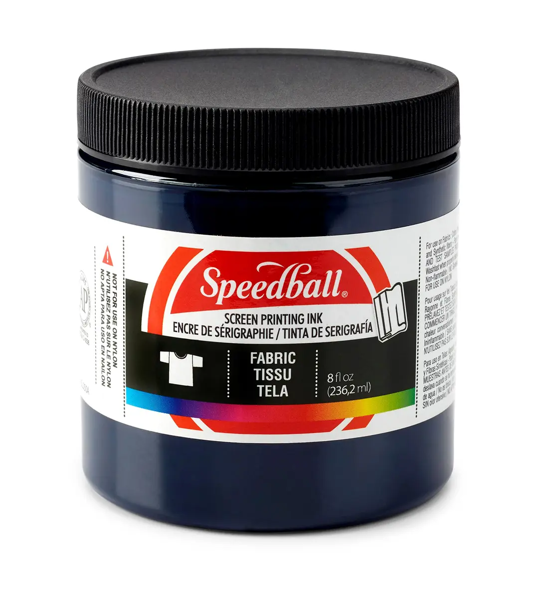 Speedball Fabric Screen Printing Ink, Blue Denim, 237ml (8 fl oz) | Vibrant Colors for T-Shirt & Silkscreen Printmaking - main product image