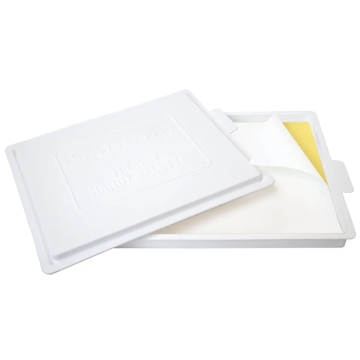 Masterson Sta-Wet Handy Palette 8.5 x 7 Inches | Airtight Water-Based & Oil Paint Storage - view 2