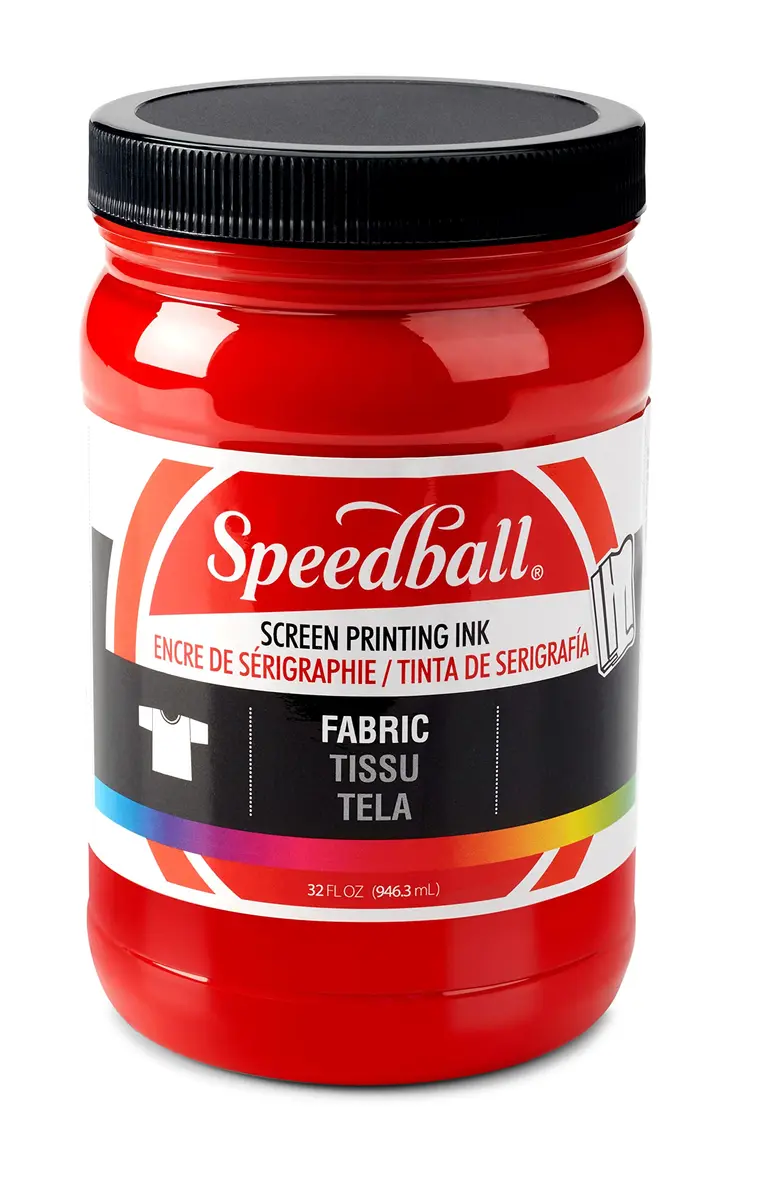 Speedball Fabric Screen Printing Ink 32 Fl Oz | Vibrant, Soft-Hand, Water-Based - main product image