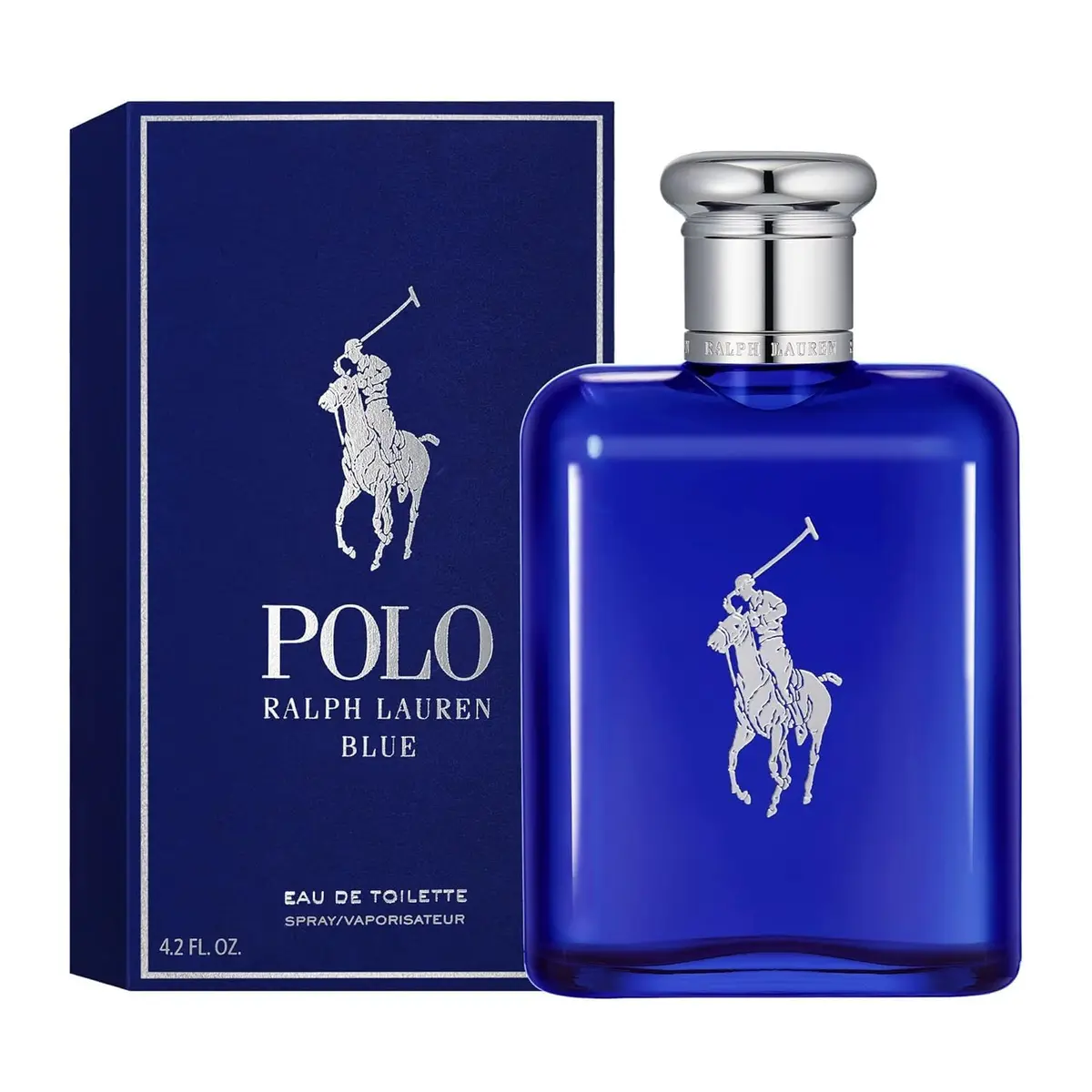 Ralph Lauren Polo Blue Eau de Toilette 4.2 Fl Oz | Invigorating Aquatic Fragrance for Men - view 6