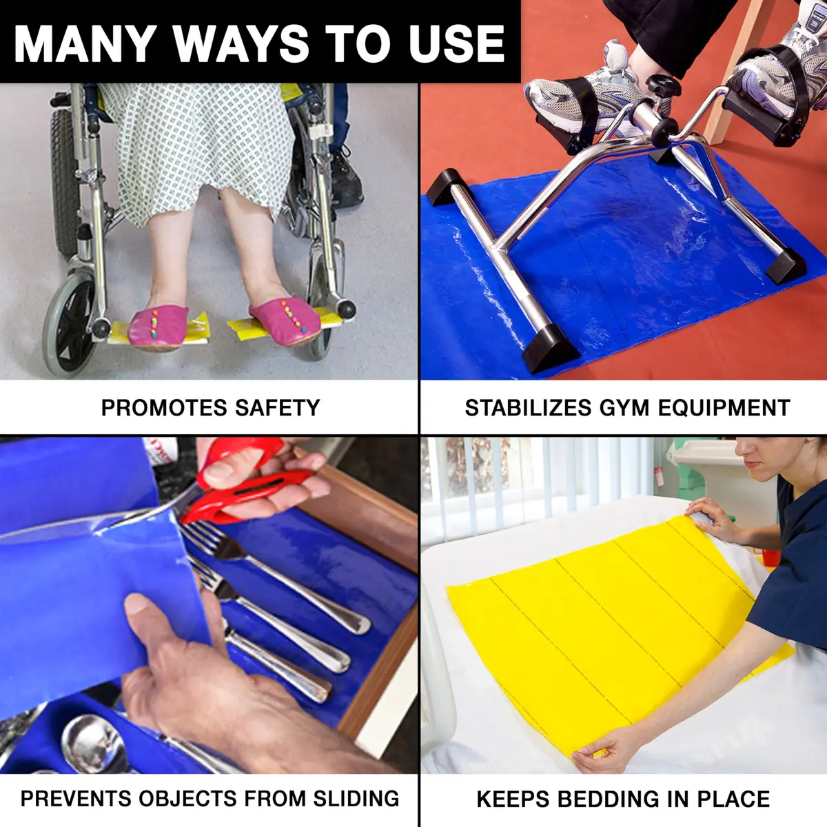 Dycem Non-Slip Material Roll 8" x 3.25 ft | Improves grip & stability - view 2