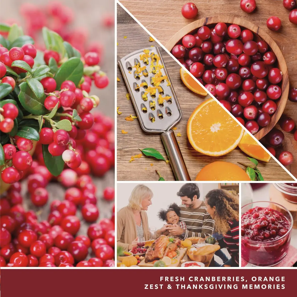 Yankee Candle Cranberry Chutney 22oz Large Jar Candle | Over 110 Hours Burn Time, Autumn Scent for Home - view 2