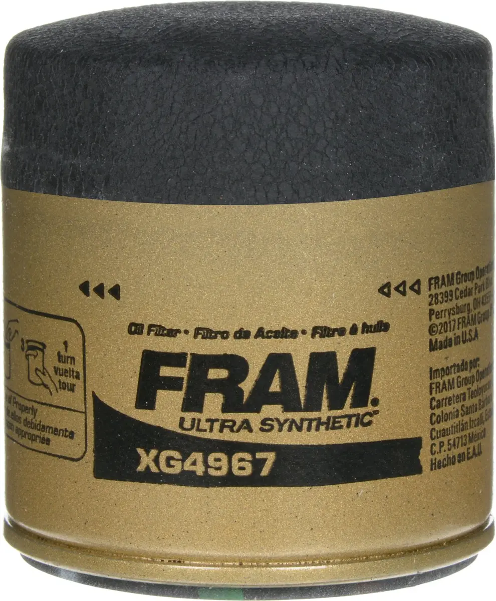 Fram Synthetic XG4967P Engine Oil Filter 3.01 in (7.65 cm) | 20,000 Mile Synthetic Oil Protection - view 2