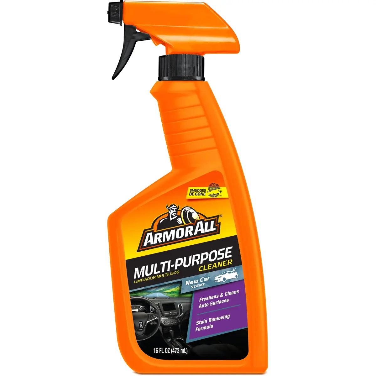 Armor All Multi-Purpose Car Cleaner Spray, 16 Fl Oz | New Car Scent, Interior Safe - main product image