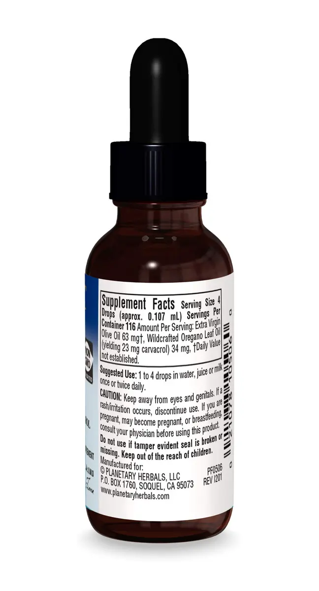 Planetary Herbals Oil of Oregano - 0.4 Fl Oz | Supports Digestive & Immune Health - view 2