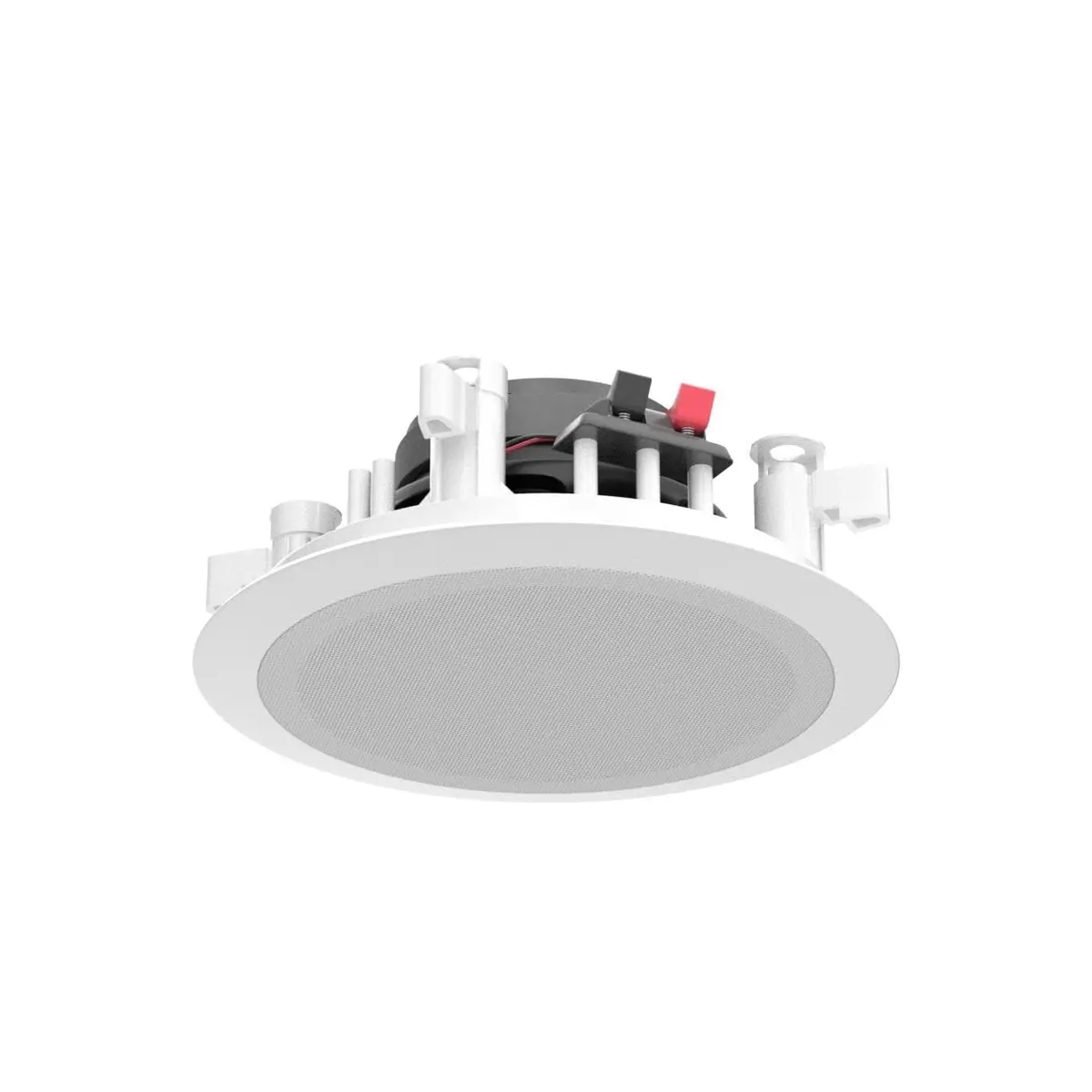 Pyle 5.25" Ceiling & Wall Mount Speakers | 2-Way 150W Flush Design in White - view 3