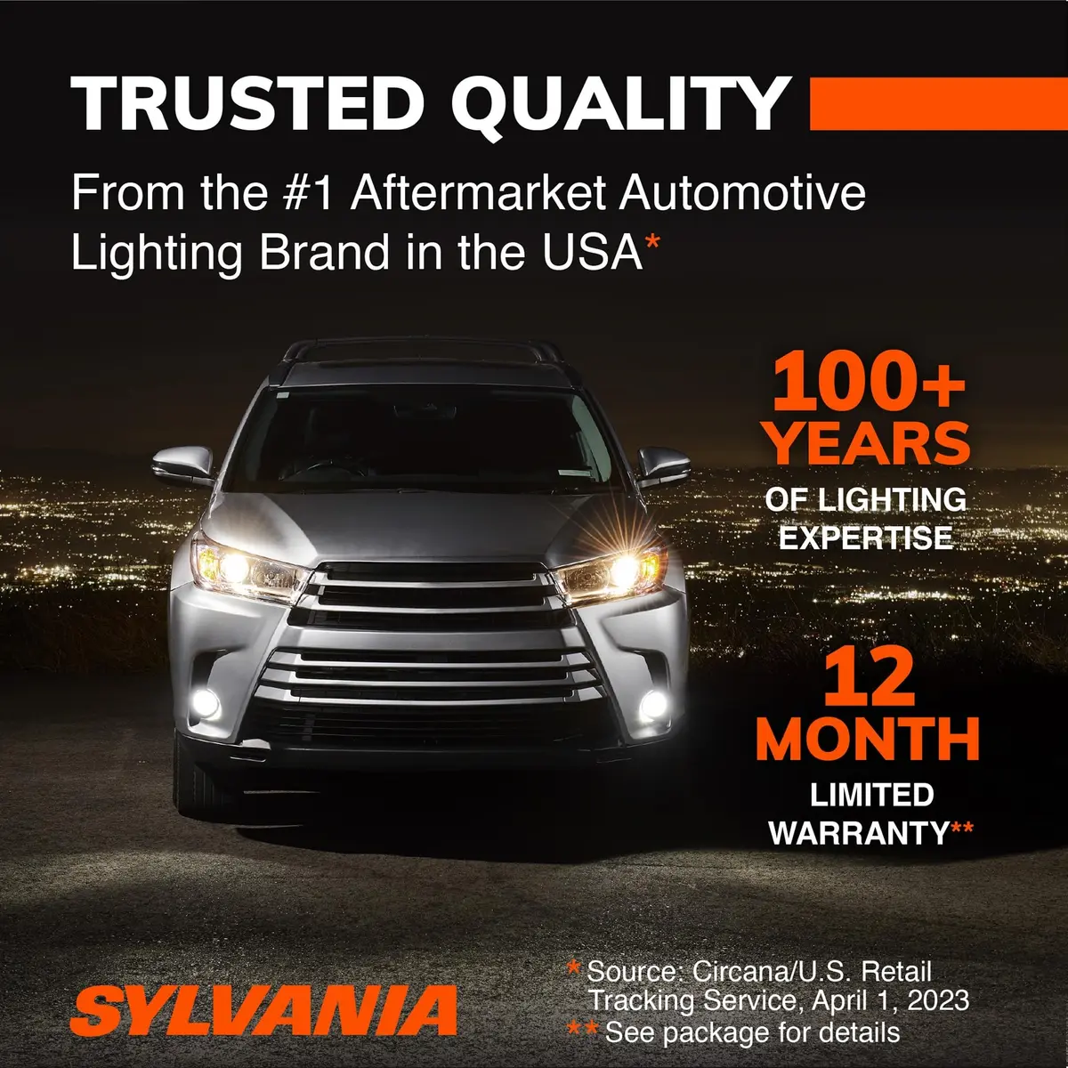 SYLVANIA 9006 Basic Halogen Headlight Bulb | DOT Compliant, Long-Lasting Durability - view 7