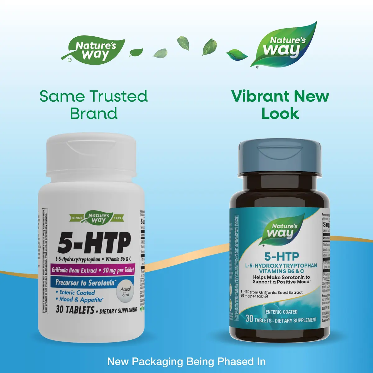 Nature's Way 5-HTP, L-5-Hydroxytryptophan, 30 Tablets | Supports Serotonin & Mood - view 3