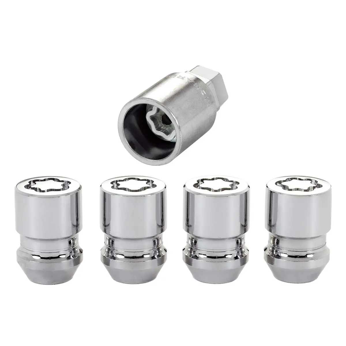 McGard 24157 Chrome Wheel Lock Set M12x1.5 Cone Seat 4-Pack | Secure Your Wheels - view 2