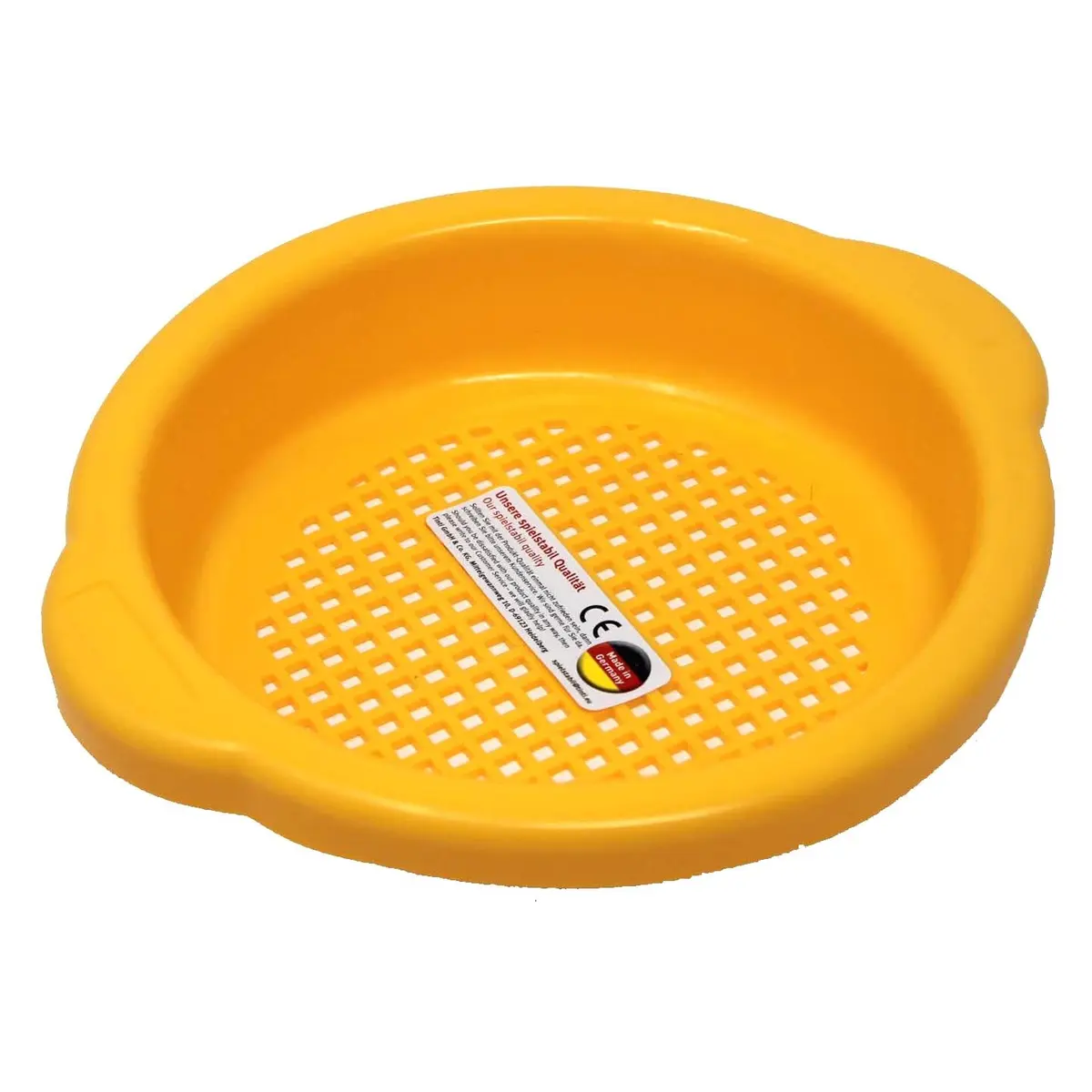 O SPIELSTABIL Beach Toy Small Sand Sieve | Heavy Duty Kids Sandbox Tool for Ages 1.5+ - main product image