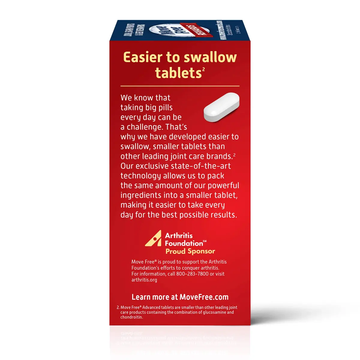 Move Free Triple Strength Glucosamine Chondroitin Hyaluronic Acid Joint Supplement 80 Count | Supports 5 Signs of Joint Health - view 3