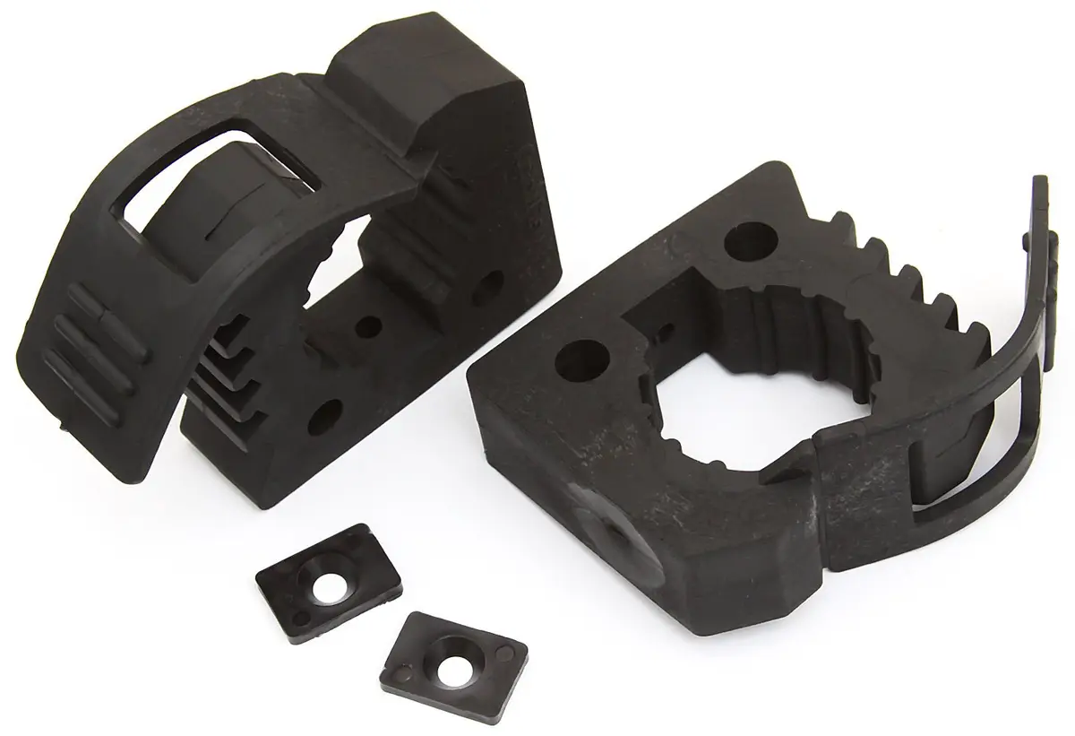 Quick Fist Original Clamp for Tools & Equipment 1" - 2-1/4" Diameter (2-Pack, Black) | Mounts Securely to Vehicles, Walls, ATVs - view 4