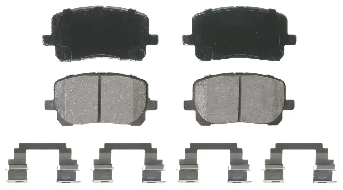 Wagner QS ZD923 Disc Brake Pad Set, Chamfered Edges for Smooth, Quiet Stops | Fits 2003–2008 Toyota Corolla - main product image