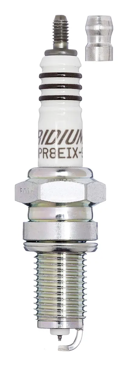 NGK DPR8EIX-9 Iridium IX Spark Plug 12mm (0.47 in) | Extreme Ignitability for Performance Engines - view 2