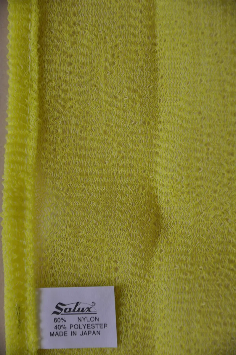 SALUX Nylon Japanese Beauty Skin Bath Wash Cloth Towel Yellow | Exfoliating, Nylon, 1 Count - main product image