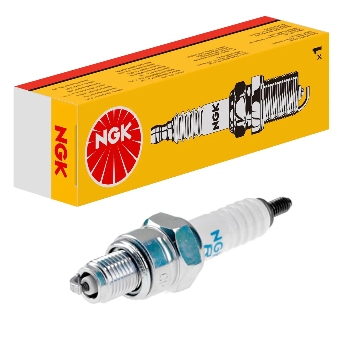 NGK Spark Plug Stock # 4549 | Copper, 1 Count, Made in USA, Universal Fit - main product image