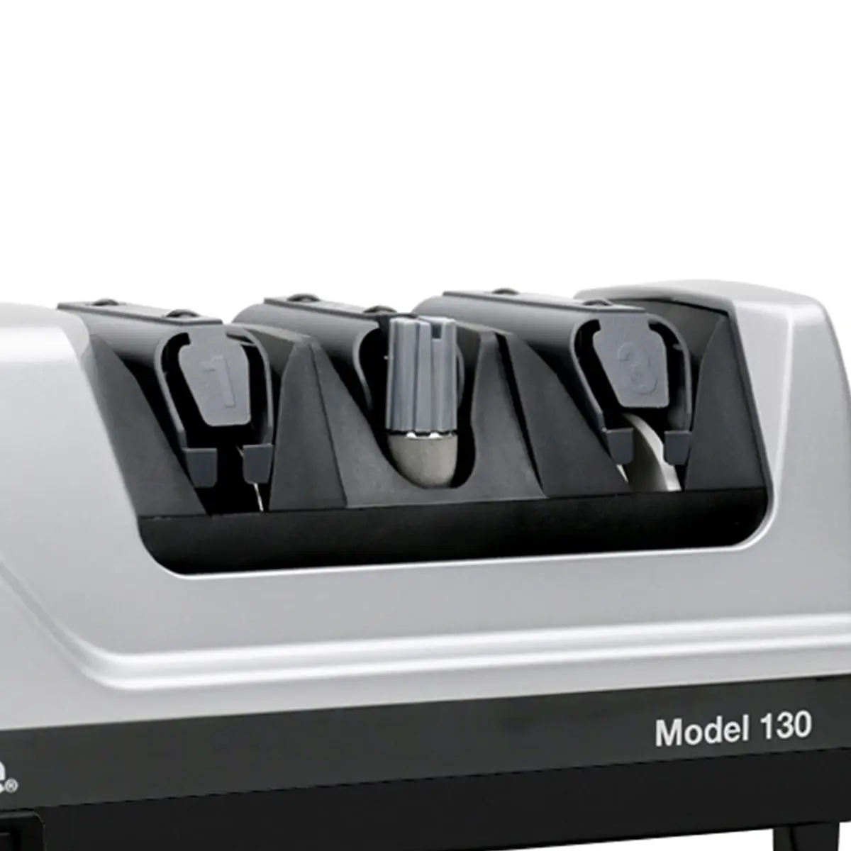Chef's Choice Knife Sharpener 3-Stage Silver | Diamond Abrasives & Precision Guides - view 3