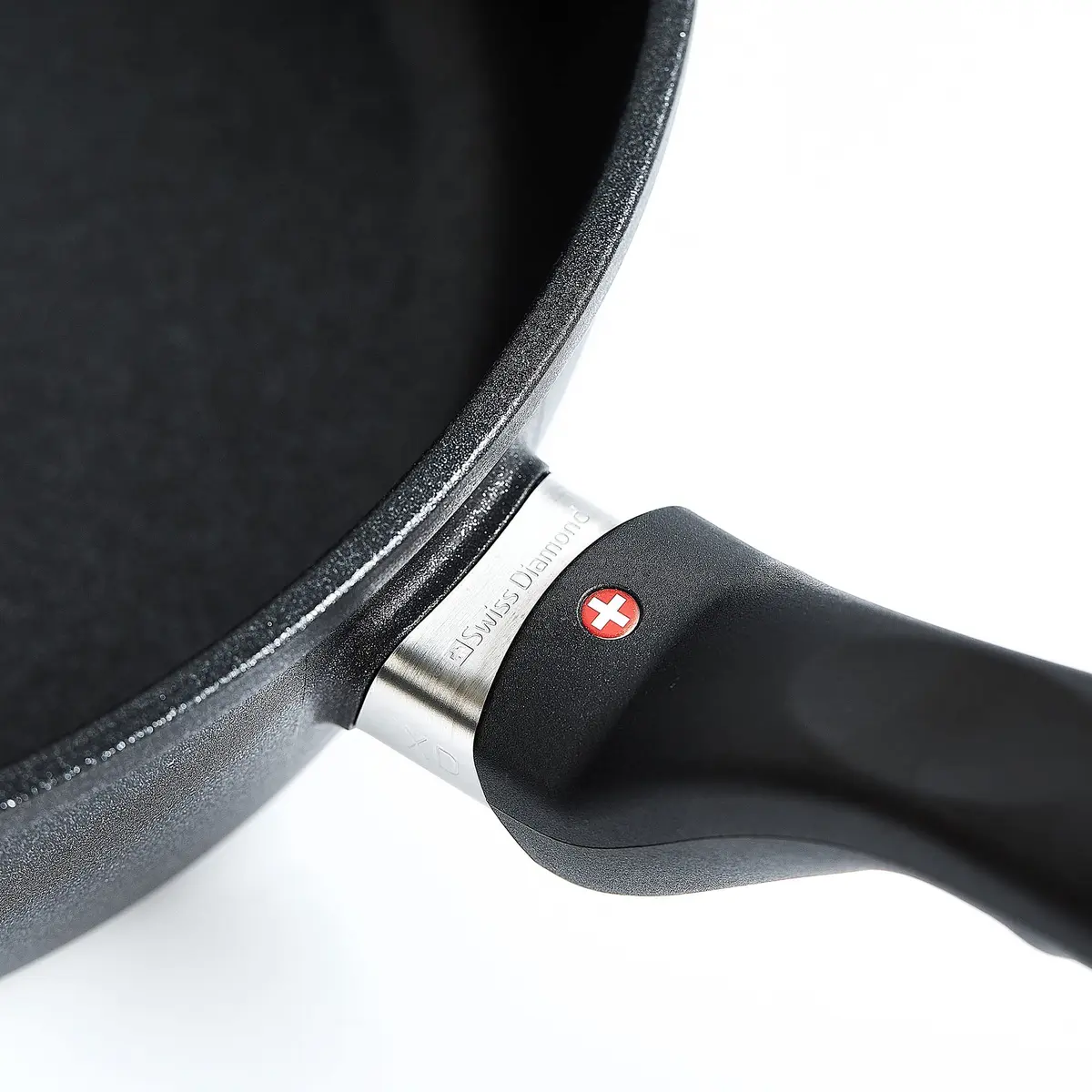 Swiss Diamond 12.5 Inch Saute_Fry_Pan Grey | Diamond Reinforced Nonstick Aluminum Skillet - view 3