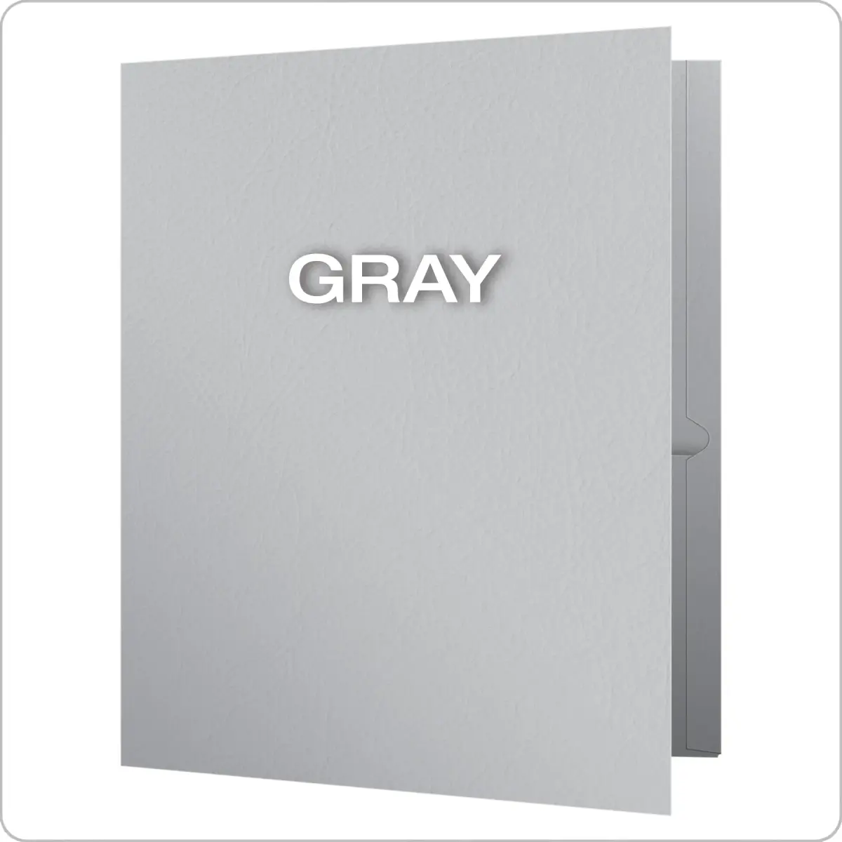 Oxford Twin-Pocket Folders, Letter Size, Gray, Box of 25 | Textured Paper, Holds 100 Sheets - view 4