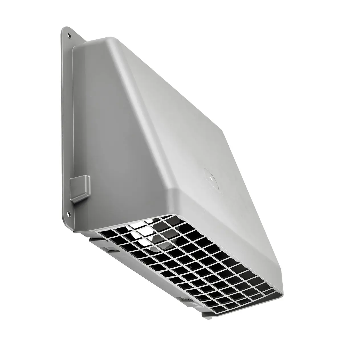 Lambro 351G/351GR 6-Inch Plastic Wall Cap with Damper | Gray, Spring Controlled, USA-Sourced - main product image