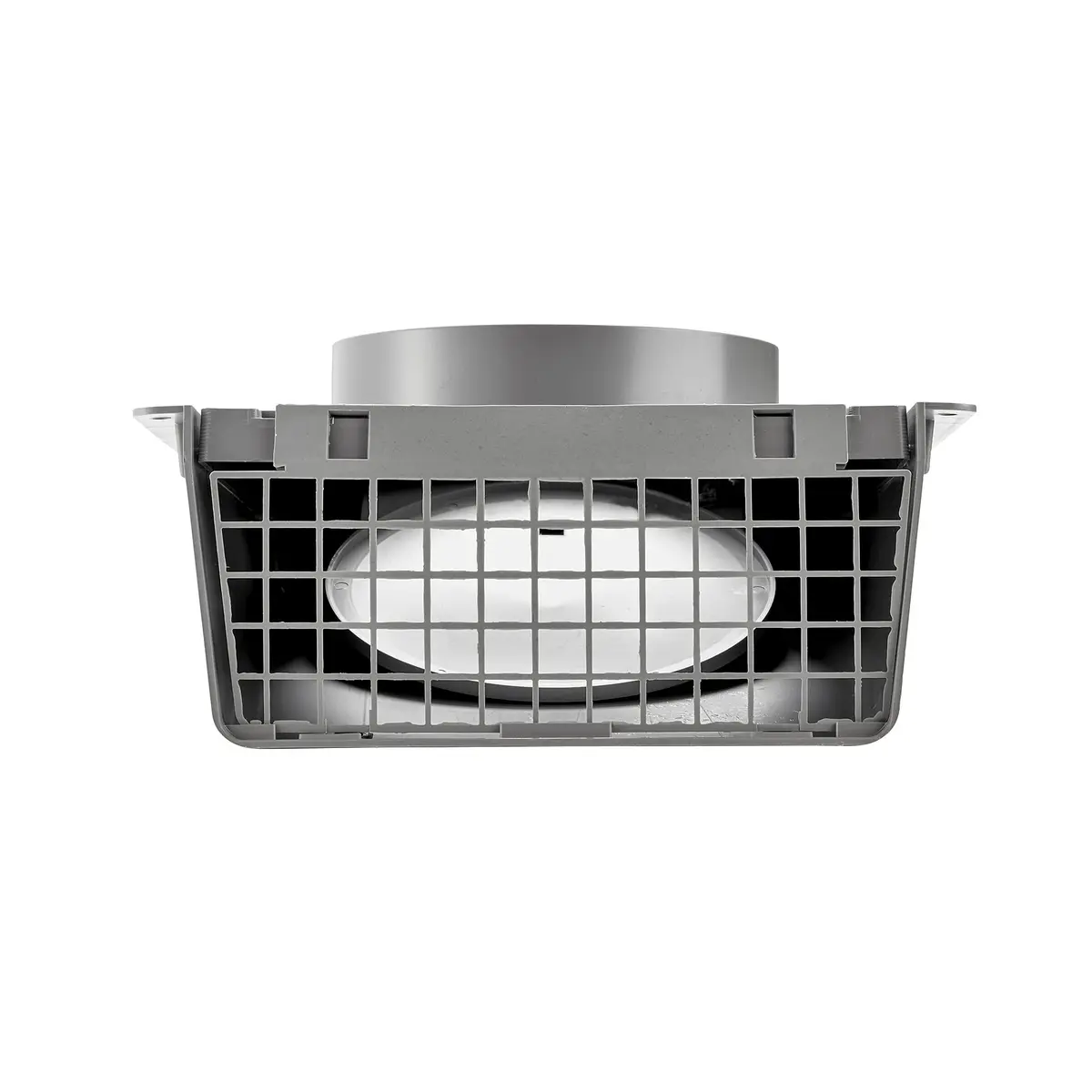 Lambro 351G/351GR 6-Inch Plastic Wall Cap with Damper | Gray, Spring Controlled, USA-Sourced - view 2