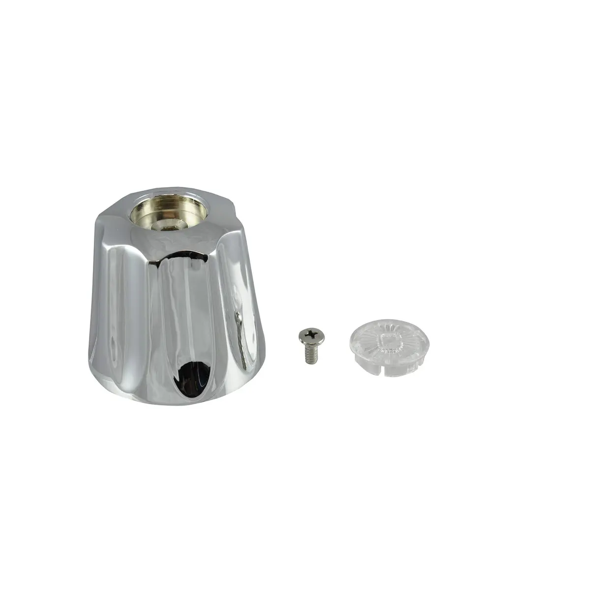 Danco Gerber Tub and Shower Handle 2-3/8 in. Diameter x 2-1/2 in. Tall Chrome | Fits Short & Long Stems - view 2