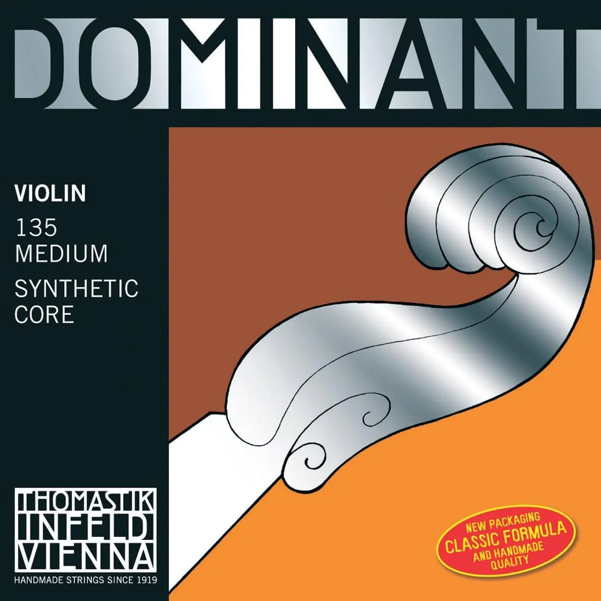 Thomastik-Infeld Dominant Violin String Set 1/4 Size Medium Tension | Clear & Balanced Tone, Reference Standard - main product image