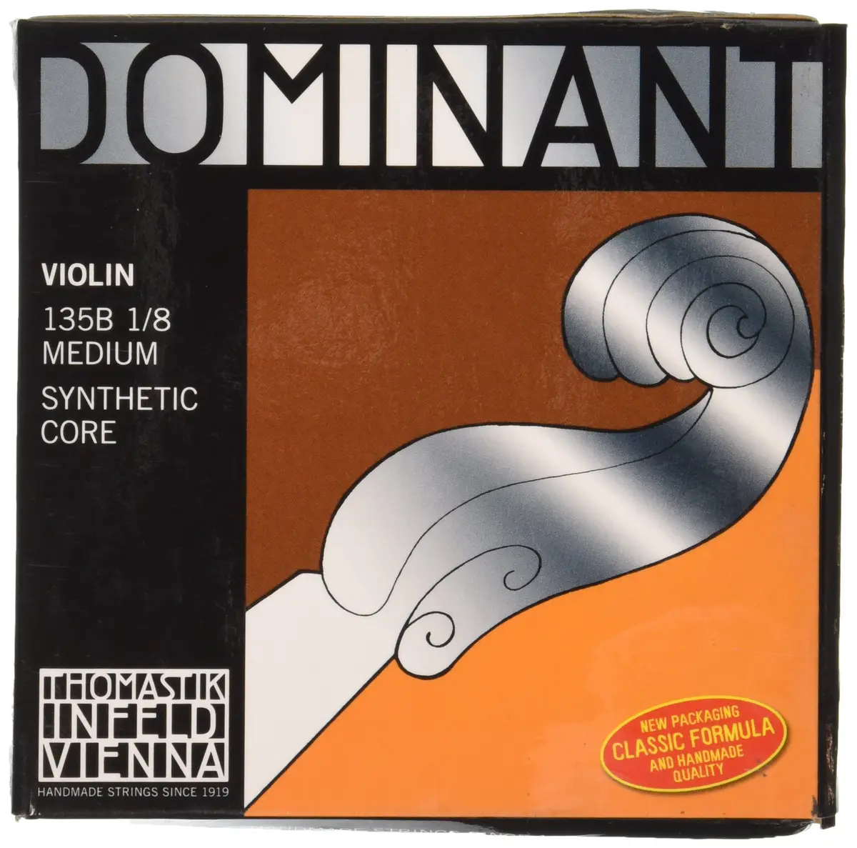 Thomastik-Infeld Dominant Violin Strings Set 1/8 Size Medium Tension 4-Pack | Clear & Balanced Tone - main product image
