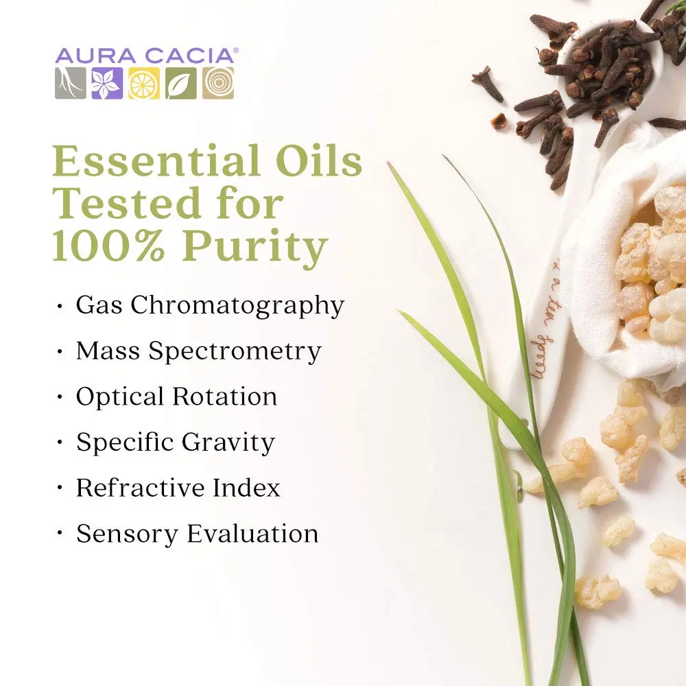 Aura Cacia Tea Tree Essential Oil 15 ml | Pure, GC/MS Tested for Purity, Australian Melaleuca alternifolia - view 8