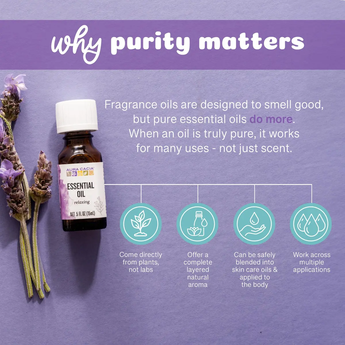 Aura Cacia Tea Tree Essential Oil 15 ml | Pure, GC/MS Tested for Purity, Australian Melaleuca alternifolia - view 2