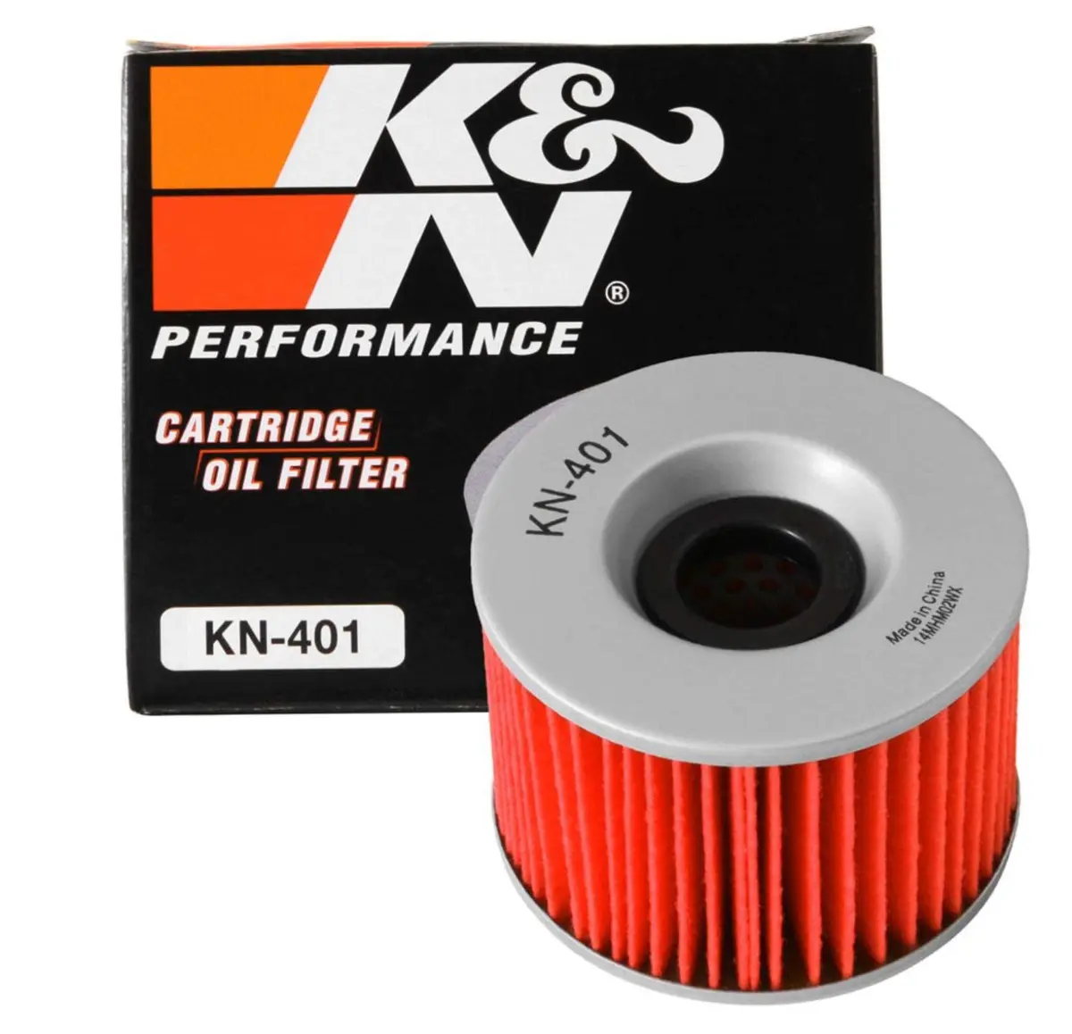 K&N KN-401 High Performance Premium Oil Filter | 81mm (3.19in) x 71mm (2.80in) - main product image