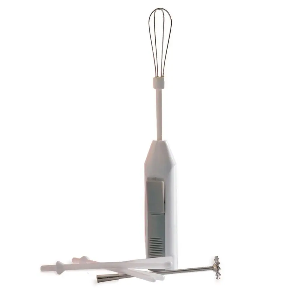 Norpro Cordless Mini Mixer, 5 Piece Set, White, 10cm (3.9in) x 4cm (1.6in) x 2.5cm (1in) - main product image