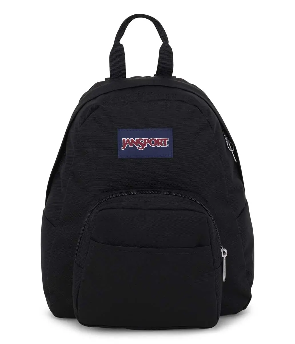 JanSport Half Pint Mini Backpack 10.2 L | Durable Black Bag with Adjustable Straps - main product image