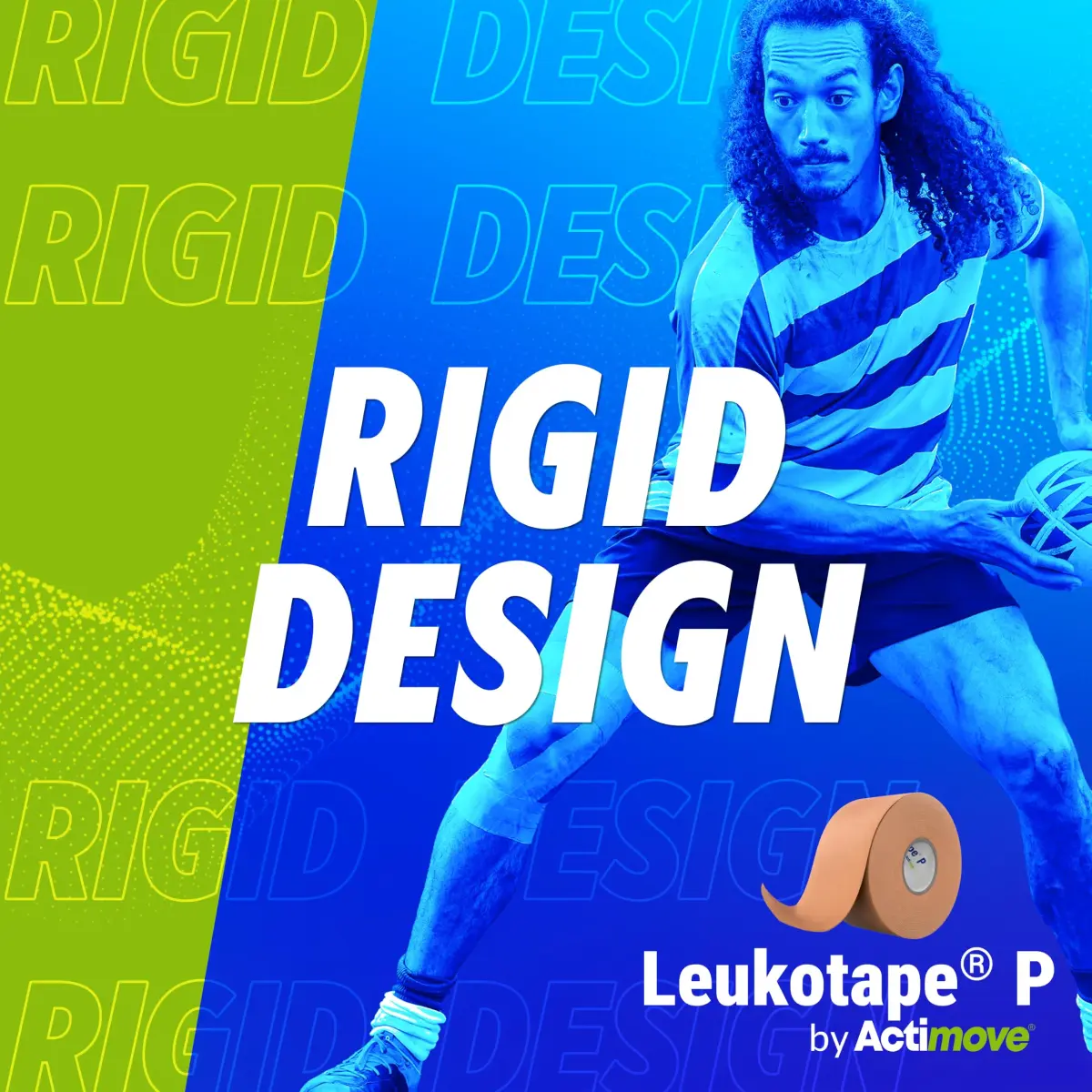 Leukotape P Adhesive Strapping Tape 3.8cm x 13.7m (1.5 in x 15 yds) | Rigid Support for Sports Injuries - view 3