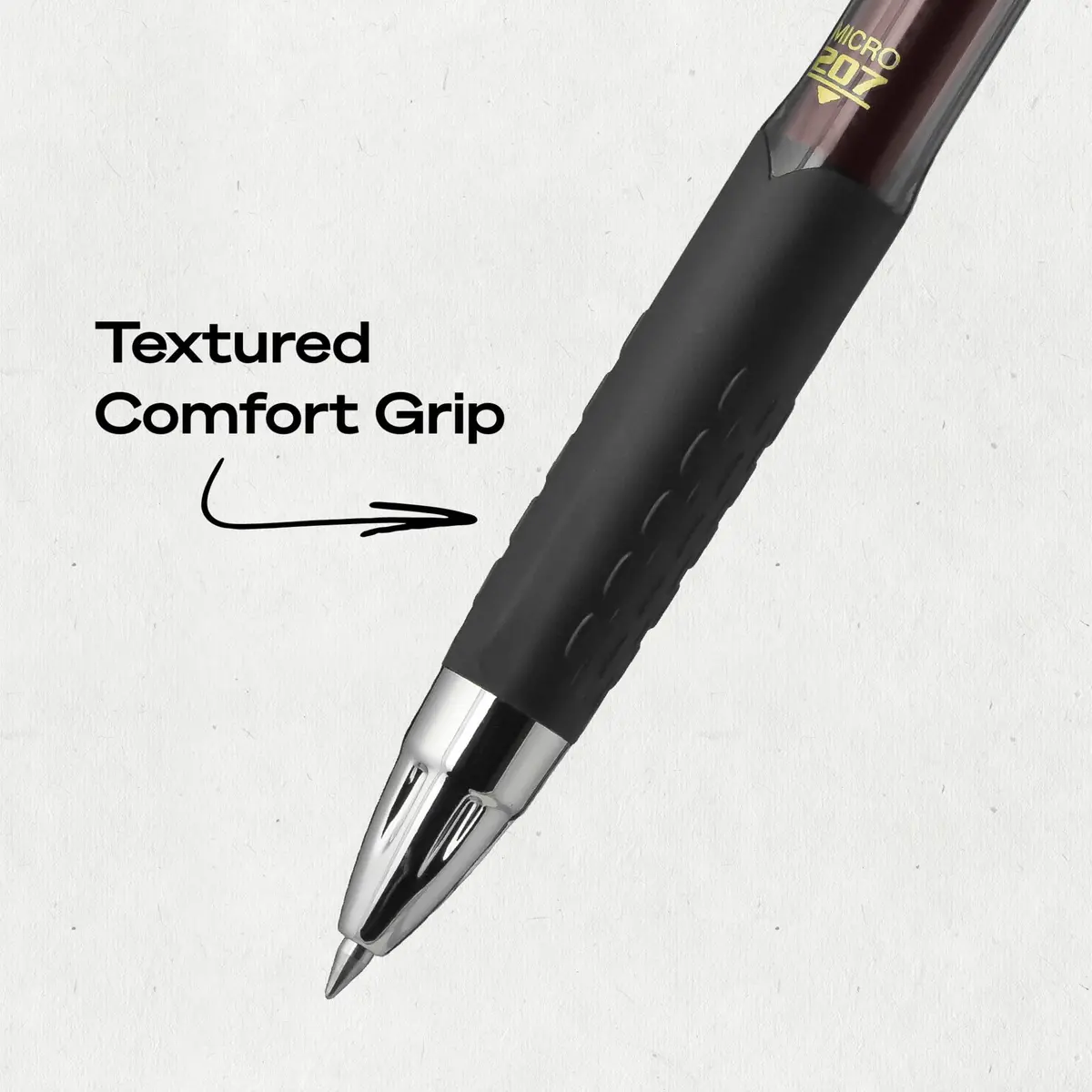 Uni-Ball 207 Gel Pens, Red Ink, 0.5mm Micro Point, Retractable, 12 Count | Precise, Water-Resistant Writing - view 4
