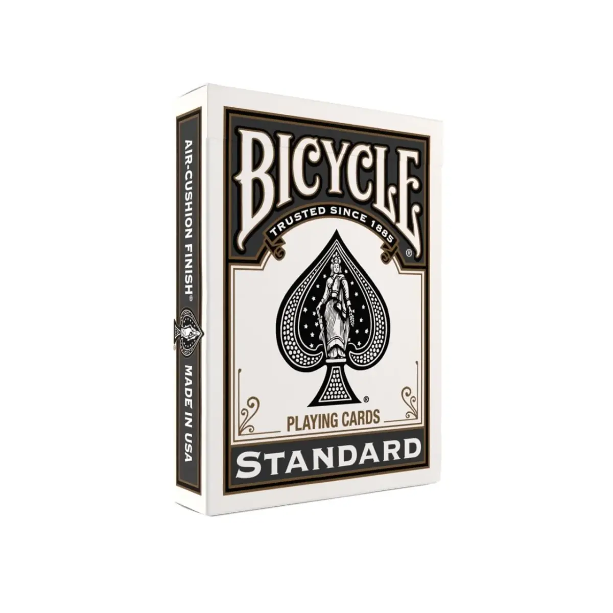 Bicycle Black Playing Cards Standard Index Poker Size Classic Deck | Made in USA - main product image