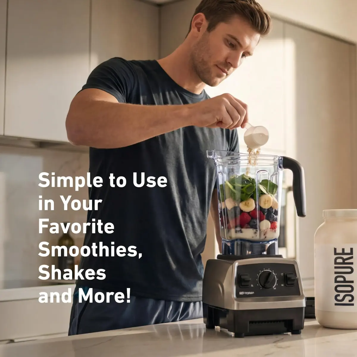 Isopure Zero Carb Whey Protein Isolate Powder Creamy Vanilla 1.36 kg (3 LB) | 25g Protein Per Serving, Gluten & Lactose Free - view 6