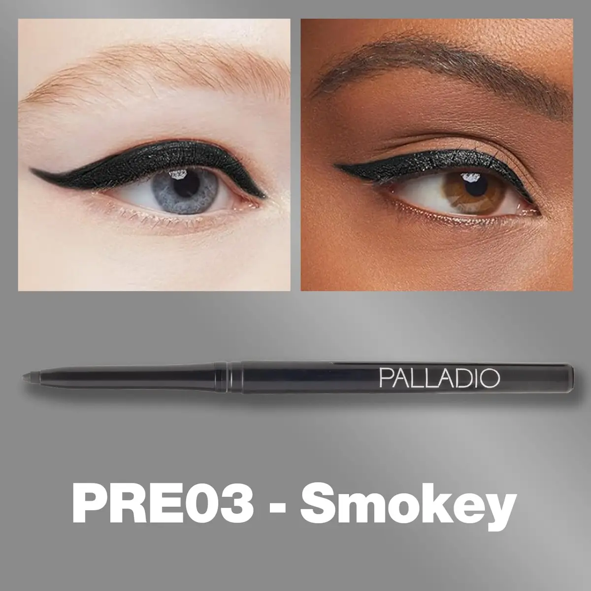 Palladio Retractable Waterproof Eyeliner 1 Count | Smudge Proof Long Lasting Application - view 2