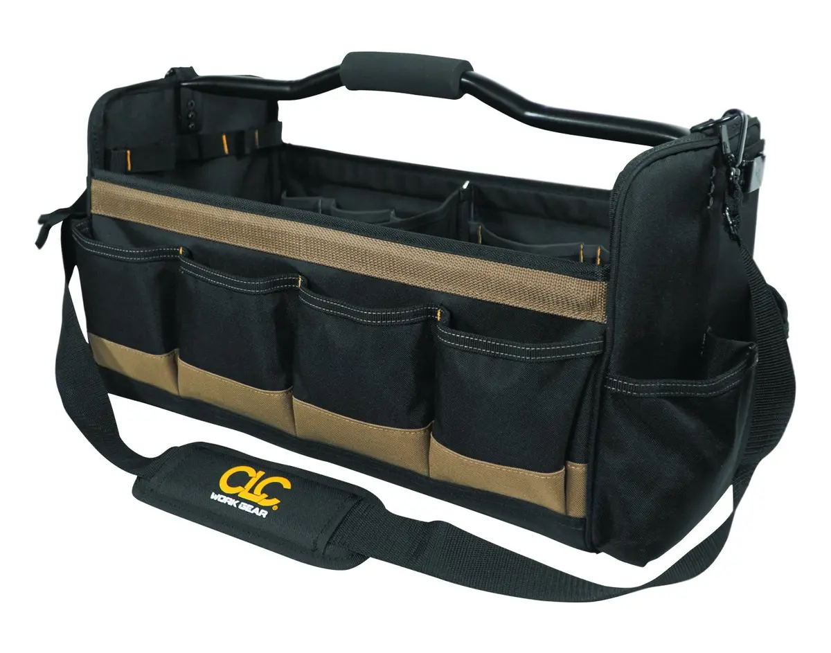Custom Leathercraft WORK GEAR 1579 20 Inch Tool Box | 27 Pockets, Soft Sided, Open Top - view 5