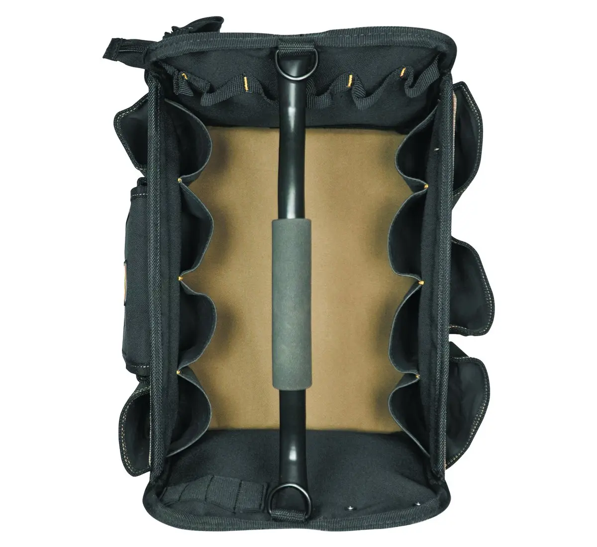 Custom Leathercraft 1578 Open Top Soft Sided Tool Box 14 in. | 21 Pockets & 10 Sleeves for Ample Tool Storage - view 4