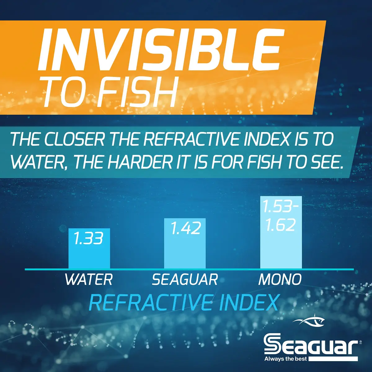 Seaguar Invizx Freshwater Fluorocarbon Fishing Line 12lbs 200yds | Virtually Invisible, Low Memory, Strong & Sensitive - view 2