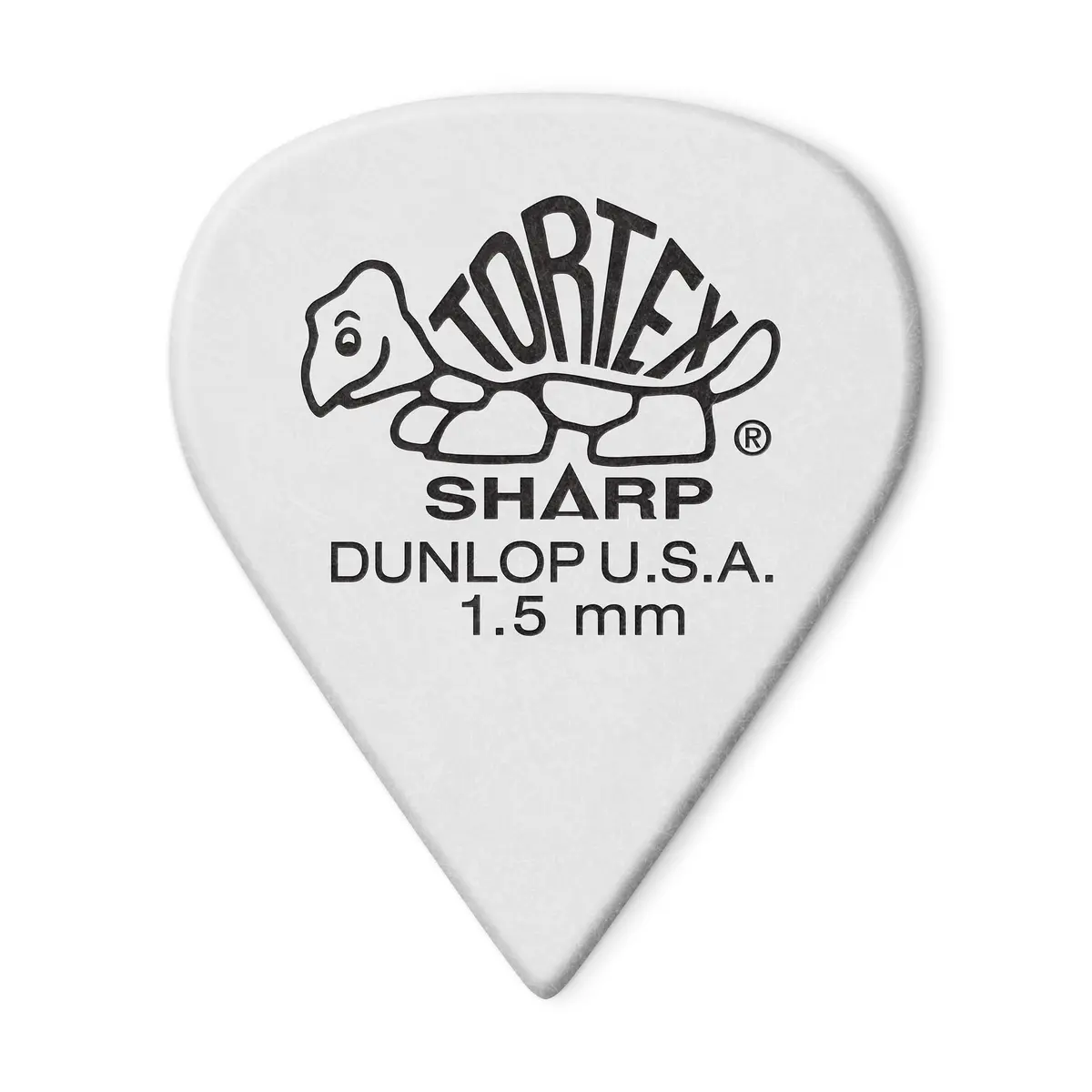 Dunlop Tortex Sharp Guitar Picks 1.50mm White 72 Pack - main product image