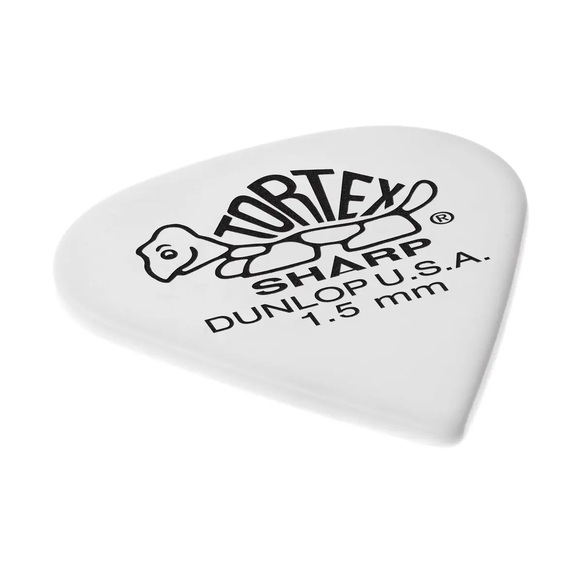 Dunlop Tortex Sharp Guitar Picks 1.50mm White 72 Pack - view 2
